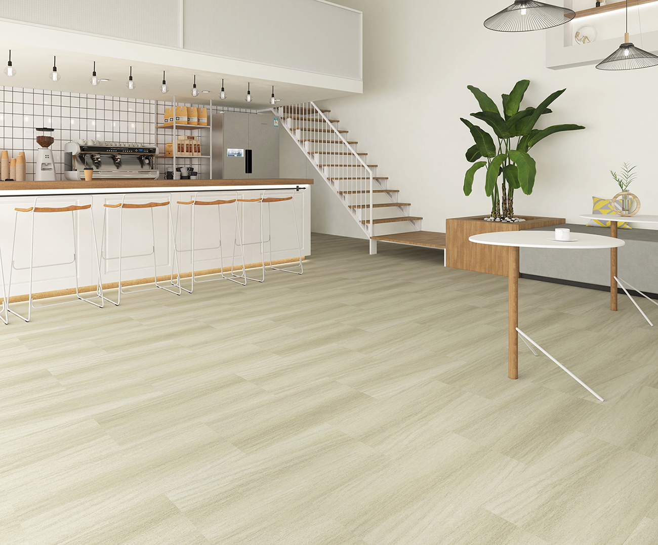Напольная ПВХ плитка VERTIGO Inspire  9505 GRITSTONE