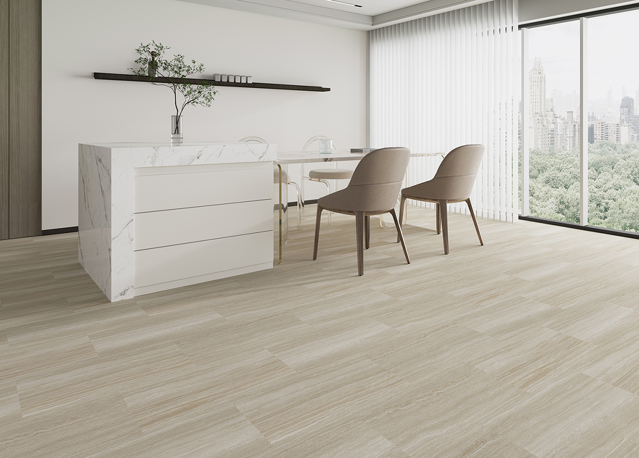 Напольная ПВХ плитка VERTIGO Inspire  9507 ROMAN STONE
