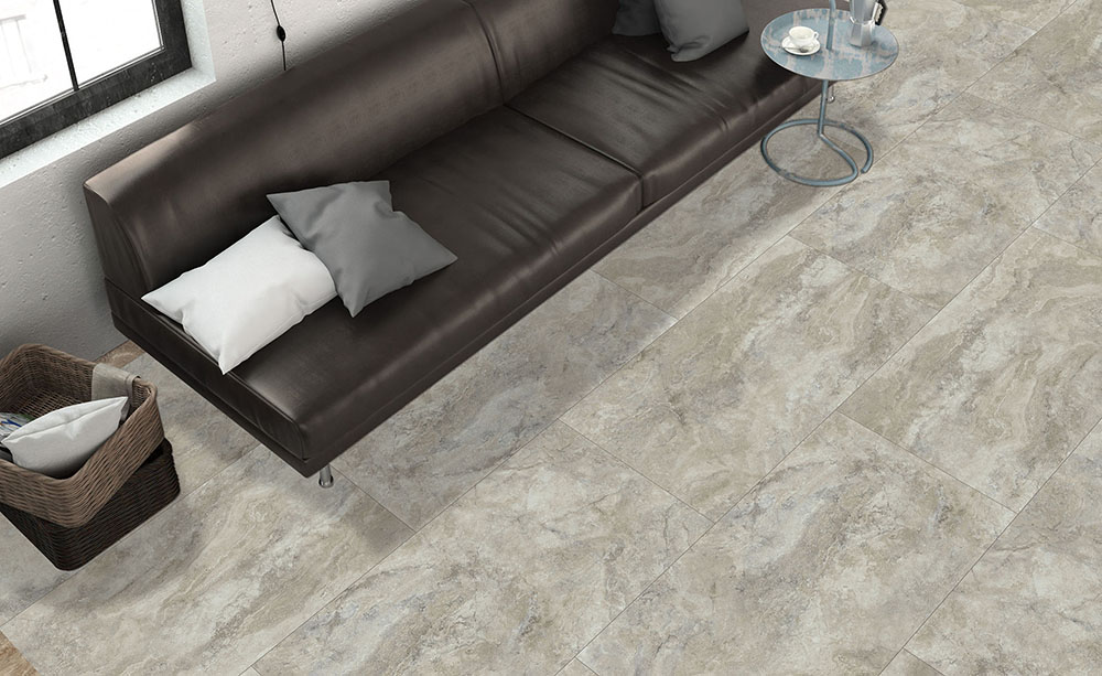 Напольная ПВХ плитка VERTIGO Trend Stone & Design 5702 CASA TRAVERTINE