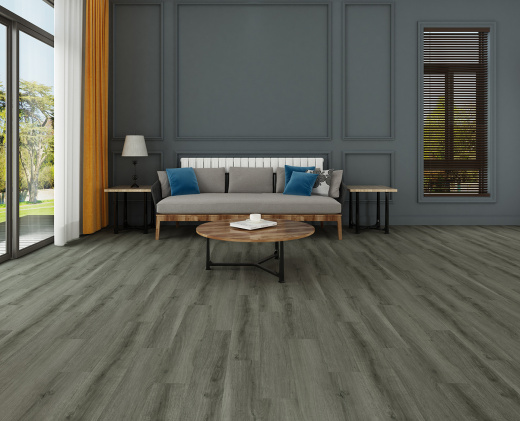 Напольная ПВХ плитка VERTIGO Inspire 9206 SMOKED GREY OAK